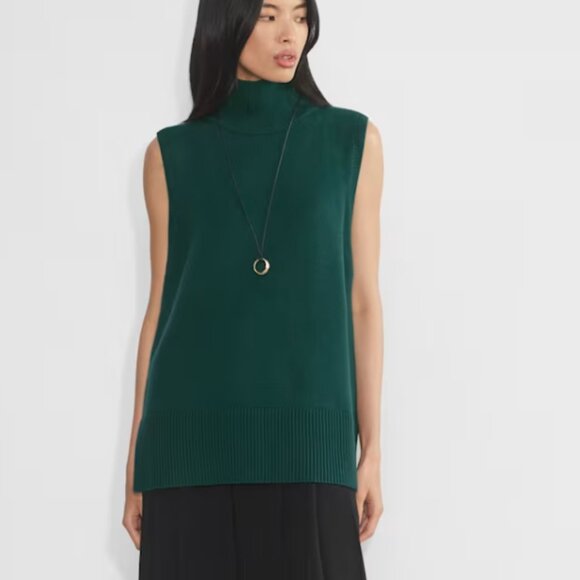 ARITZIA Babaton Successor Merino Wool Sleeveless Turtleneck - Picture 1 of 3